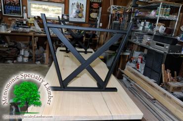 Custom Steel Table Legs 28" height x 24" width