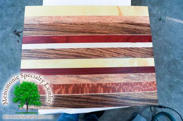 Exotic Wood Cutting Board 1" thick x 19" wide x 24" length