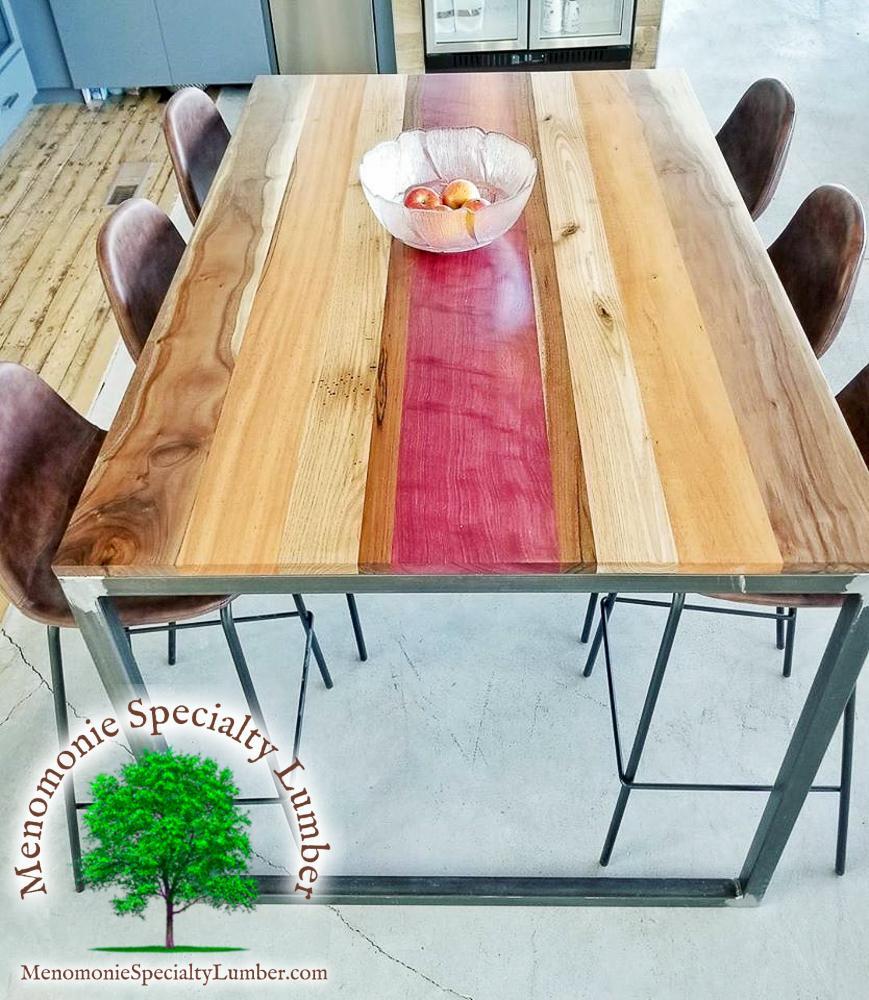 Exotic Wood Dining Table 