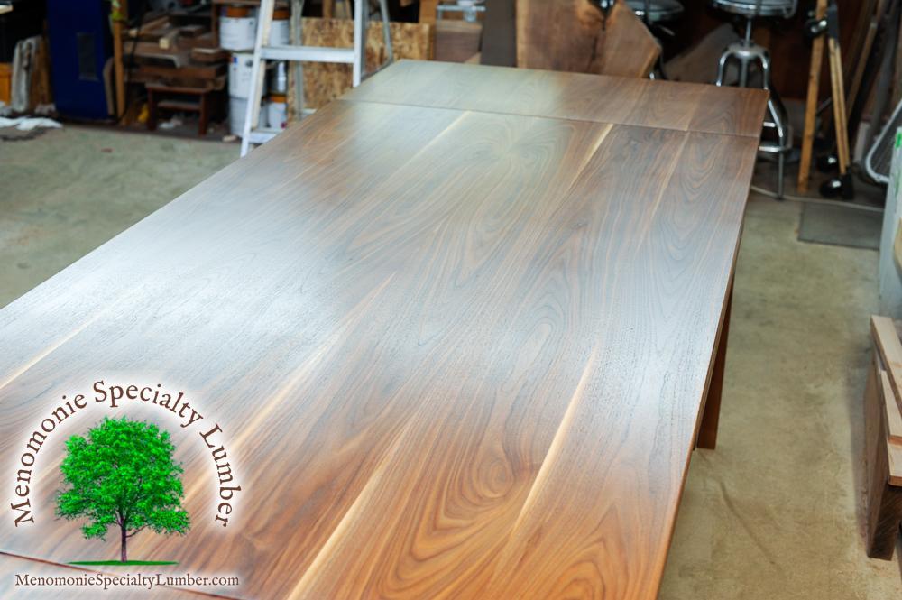 Black Walnut Dining Table with Leaves 